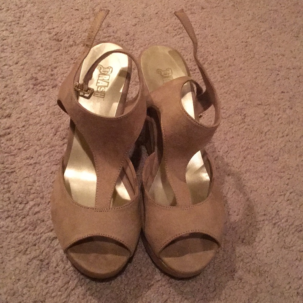 Beige Wedges